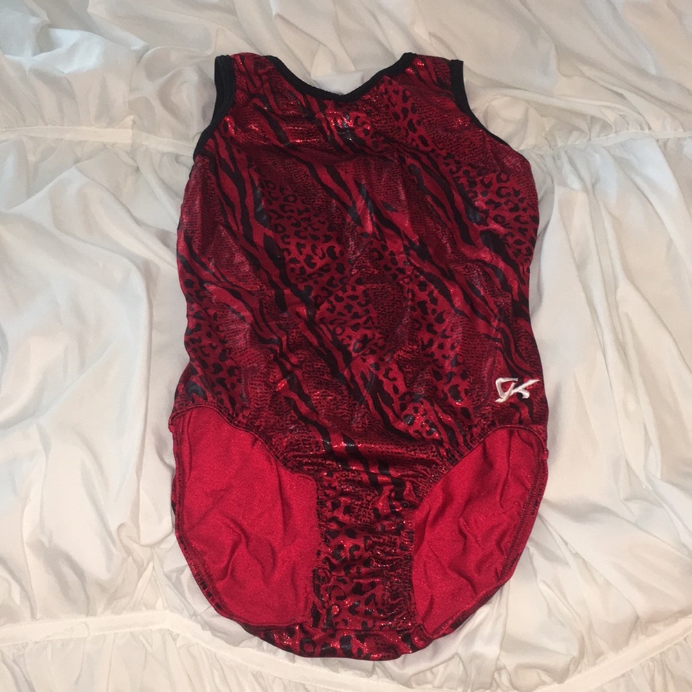 Red Gymnastics Leotard